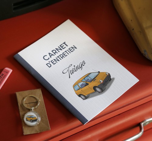 Porte clés carnet - +,