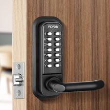 VEVOR Serrure de Porte Mécanique Verrou à Code Clavier 14 Touches Porte d'Entrée