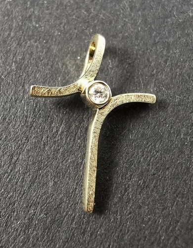 Viva pendentif jaune - or, 9