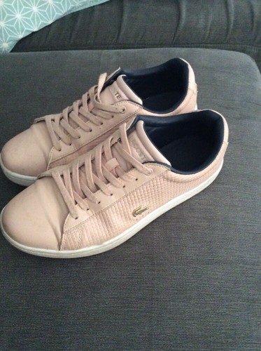 Baskets lacoste rose - lacoste, poudré