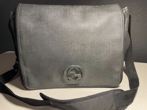 Gucci black coated - gucci, canvas