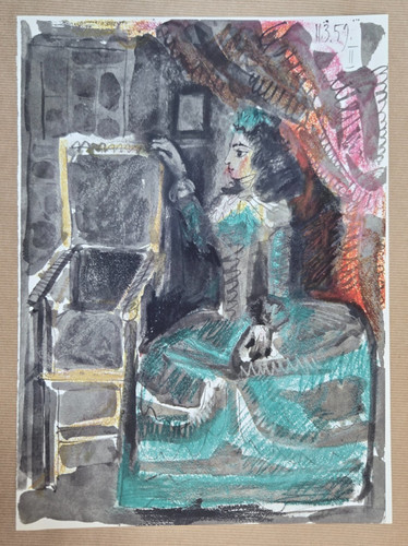 Lithographie couleur après - lithographie, d'après