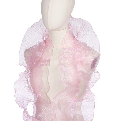 Ruban dentelle froncée - , en