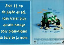 Publicité Advertising  820 1998  Renault  Kangoo Pampa  ( 2 pages)