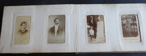 Grand album ancien avec photos