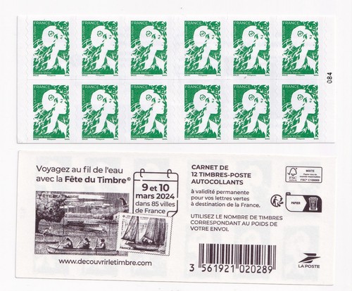Faux carnet timbres - carnet, france