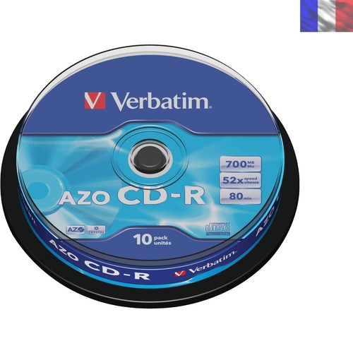 Blanc verbatim 80mn - cd-r,