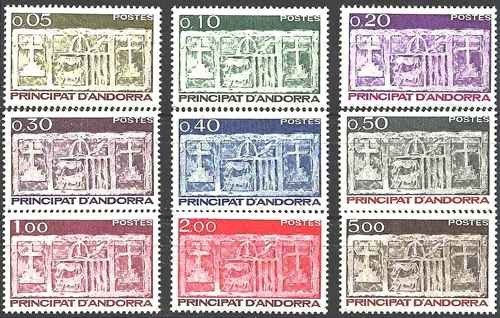 Timbres andorre 316 - 316/324,