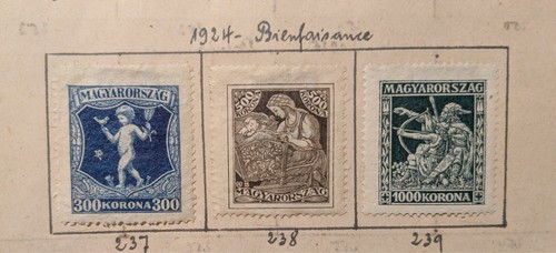 Timbres hongrie bienfaisance - timbres,