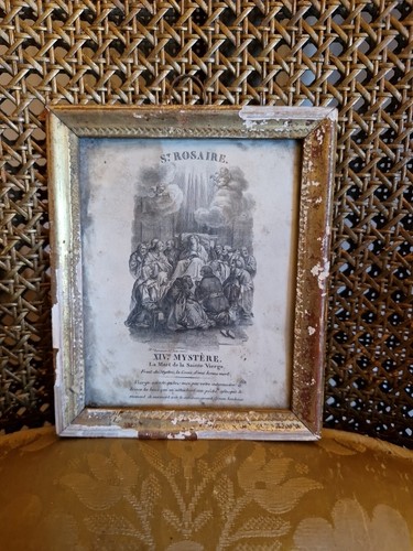 Cadre ancien bois doré - cadre,