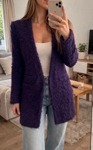Veste blazer laine bouillie - en,