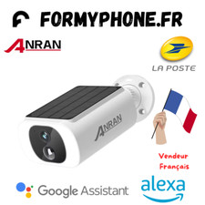 ? Caméra Solaire Extérieure 2K HD ANRAN | Vision Nocturne Couleur ?