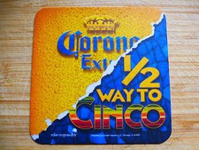 Refroidir Bière dessous de Verre ~ Corona Extra ~ 1/2 Voie Pour Cinco ~ ~ Add 'L