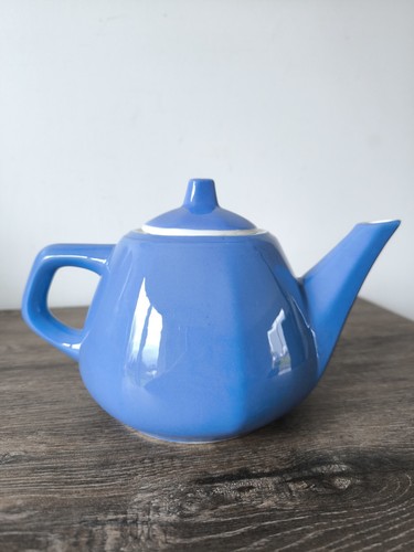 Théière faïence bleue - en,