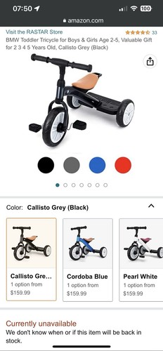 Tricycle enfant bmw neuf - bmw,