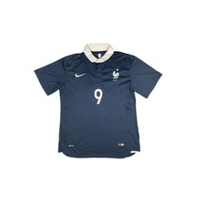 Maillot football vintage Equipe de France #9 Giroud saison 2014-2015