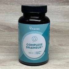 VITAVEA COMPLEXE Draineur Retention d'eau Drainant Puissant 120 gélules – 02/28