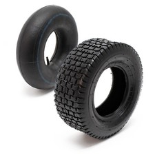 Pneu pour tracteur à pelouse 15x6.00-6 4pr avec chambre à air et valve droite