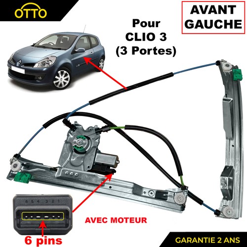Leve vitre electrique - vitre, avant