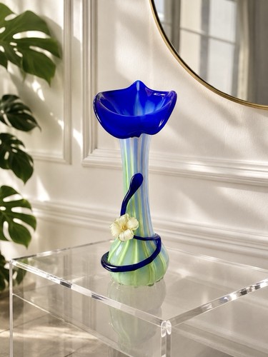 Grand vase verre soufflé - grand,