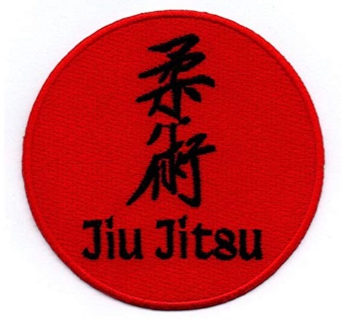 Jiu jitsu patch rouge - patch,