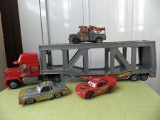 DISNEY PIXAR CARS CAMION MACK PORTE VOITURES  FLASH McQueen et  FLASH McQueen !