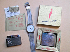 LOT  2 BRIQUETS SILVER MATCH