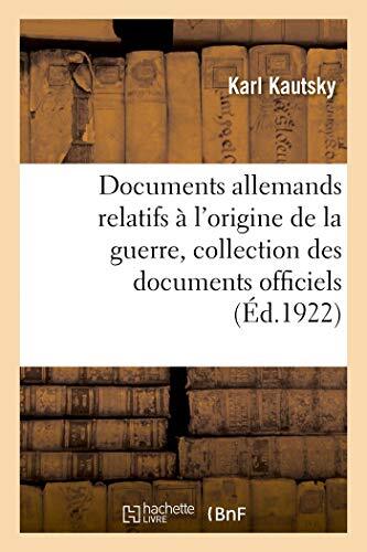 Documents allemands relatifs - , a
