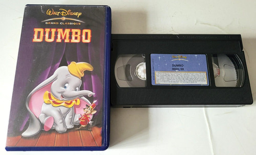 Dumbo vhs secam walt - dumbo,