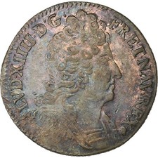 France, Louis XIV, 1/10 Écu