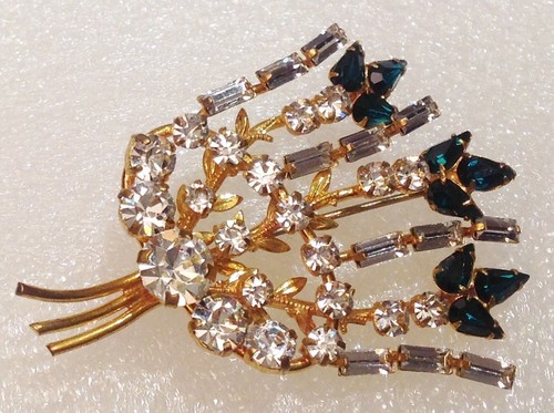 Broche ancienne couleur - broche,