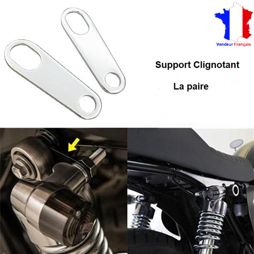 Support clignotant fixation