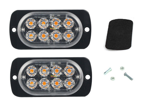 24v orange blink jauge - orange,