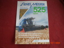 BROCHURE   PUBLICITAIRE  MOISSONNEUSE  BATTEUSE   ERNTE MEISTER  525  & 525 H