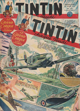   Lot de 2 TINTIN  .  1951  . Le grand Cirque .