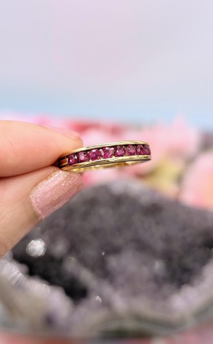 Bague demie alliance - sertie, de