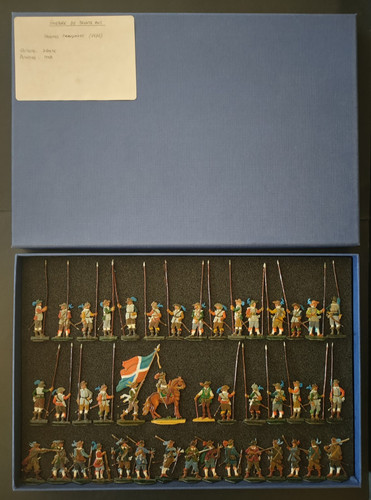 Plats étain zinnfiguren - d'étain,