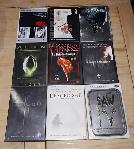 Lot dvd films horreur - lot, 9