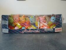 JOUET ANCIEN JOUET DE BAZAR BOITES DE CHATS A ROULETTES