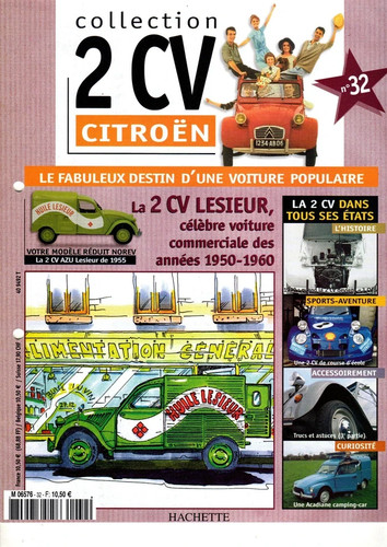 Fascicule citroën 2cv 32 - citroËn, 2cv.