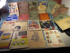 21 anciens protège cahier  publicitaires  divers sauf alimentation