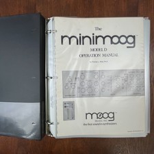 VINTAHE MINIMOOG MODEL D