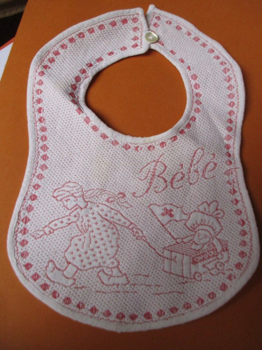 Bavette pour bébé ancienne - bavette,