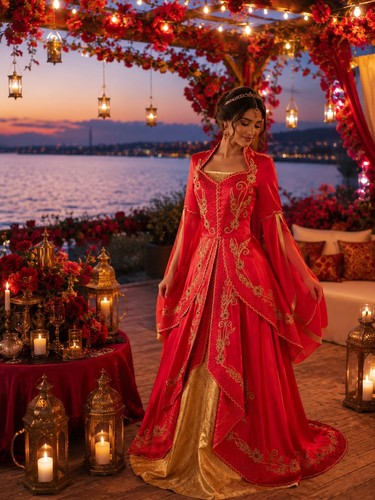 Turkish henna dress ottoman - dress,,