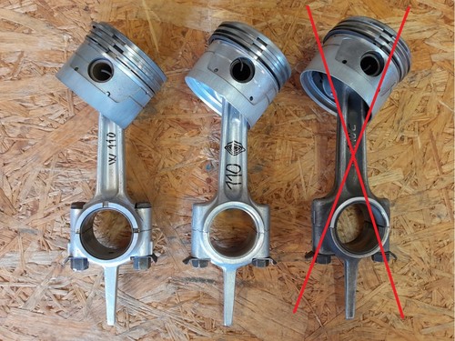 Piston moteur bernard w110 - piston,