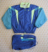 Survetement Nike 90'S veste + Pantalon sport Nylon violet Vintage Homme - L