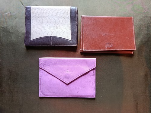 Portefeuille cuir ancien - portefeuille,