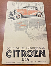 RARE :  Brochure CITROËN B14