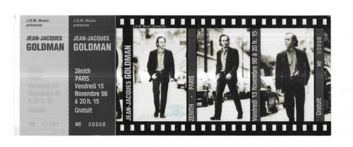 Rare ticket billet concert - rare,