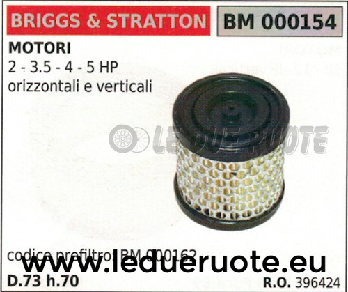 396424 filtre air moteur - air,